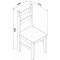 Casa Connor Pair Dining Chairs, Grey