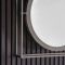 Gallery Hague Round Mirror, Zinc