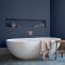Crown Easyclean Bathroom Mid Sheen Emulsion Paint, 2.5L, Midnight Navy