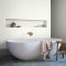 Crown Easyclean Bathroom Mid Sheen Emulsion Paint, 2.5L, Milk White