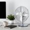 Tower Metal Desk Fan, T605000 12", Chrome