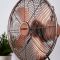 Tower Metal Desk Fan, T605000C, 12" Copper