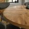 Casa Eclipse Round Dining Table, Rustic Oak