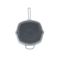 Casa 26cm Cast Iron Grill Pan 26cm, Grey