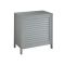 Lloyd Pascal Louvre Laundry Hamper, Grey