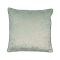 Malini Crackle Velvet Cushion, Mint