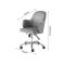 Jual San Francisco Executive Office Chair, Walnut