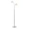 Endon Talia 2 Light Floor Lamp, Chrome