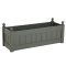 AFK Classic Wooden Painted Trough, 87cm, Charcoal