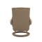 Stressless Mayfair Medium Leather Recliner Chair & Footstool, Paloma Beige