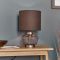 Endon Zen Table Lamp, Grey Smoke