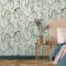 Muriva Kivu Shorebirds Wallpaper, Olive