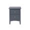 Casa Carla 2 Drawer Bedside Cabinet, Midnight Blue