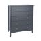 Casa Carla 5 Drawer Chest of Drawers, Midnight Blue