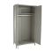 Casa Carla 2 Door Wardrobe, Light Grey