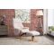 Casa Trento Fabric Swivel Recliner Chair & Stool, Wheat