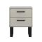 Casa Taylor 2 Drawer Bedside Cabinet, Grey