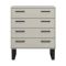 Casa Taylor 4 Drawer Chest of Drawers, Grey