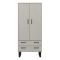 Casa Taylor 2 Door 2 Drawer Wardrobe, Grey