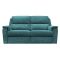G Plan Harper 3 Seater Fabric Power Recliner Sofa, Mamas Ocean