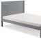 Casa Lily Low Footend Bed Frame, Double, Grey