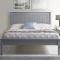 Casa Lily Low Footend Bed Frame, King, Grey