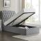 Casa Gerbera Storage Bed Frame, Double, Light Grey