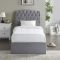 Casa Gerbera Storage Bed Frame, Double, Light Grey