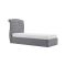 Casa Gerbera Storage Bed Frame, King, Light Grey