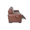 Italia Living Selva Large Double Leather Recliner Sofa, Brown