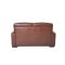 Italia Living Selva Leather Loveseat, Brown