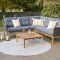 Pacific Lifestyle Larissa Garden Corner Set, Dark Grey