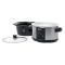 Haden 3.5L Slow Cooker 207067, Silver & Black