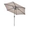 Pacific Lifestyle Riva Round Parasol, 2.5m, Taupe