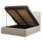 Tempur Holcot Ottoman Bed Frame, King, Pebble