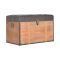Casa Cushioned Storage Trunk, Large, Brown
