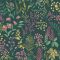 Holden Decor Floral Sprig Wallpaper, Teal & Pink