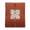 Scatter Box Erin Geometric Velvet Throw, Clay