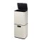 Casa Tower Drawer Recycle Bin, 65L, Beige