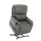 Casa Nora Leather Dual Motor Riser Recliner Chair, Dark Grey