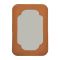Casa Brynn Wall Mirror, 100x70cm, Amber