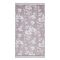 Bedeck of Belfast Sefa Floral Bath Mat, White & Silver