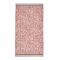 Bedeck of Belfast Celina Geometric Tile Hand Towel, Coral