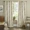 Laura Ashley Pussy Willow Eyelet Curtains, 162 x 228cm, Ochre