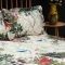 Timorous Beasties Bloomsbury Garden Duvet Set, King, Dove