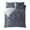 Timorous Beasties Tendril Spill Duvet Set, Double, Navy