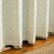 Orla Kiely Sycamore Stripe Eyelet Curtains, 168 x 183cm, Space Blue