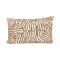 Casa Animal Print Beaded Cushion, Gold