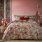 Graham & Brown Wallflower Duvet Set, Double, Rust Black