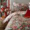 Graham & Brown Wallflower Duvet Set, Double, Rust Black